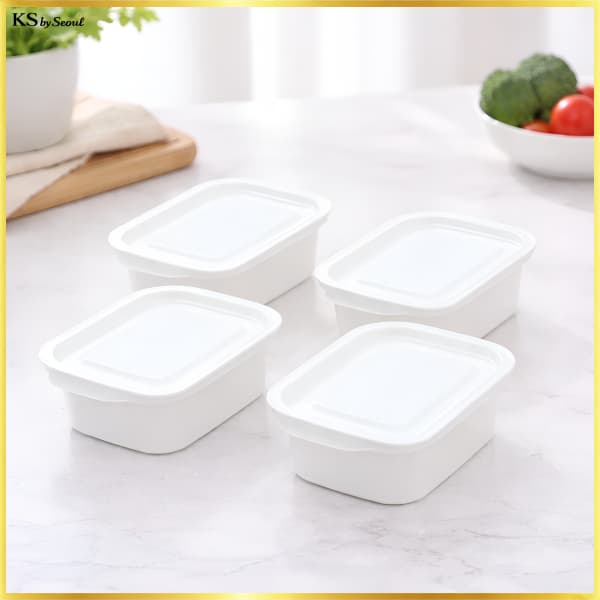 [Daiso Korea] Conjunto De Recipientes De Armazenamento De Alimentos Para Micro-Ondas-Tampa De Liberação De Vapor 180ml 5