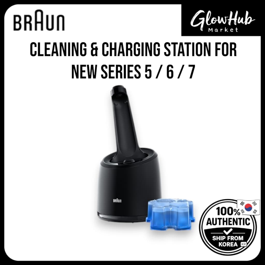 Estação BRAUN Clean & Charge – Compatível Com Novos Barbeadores Elétricos Da Série 5/6/7