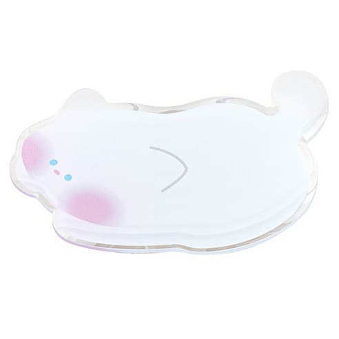 Suporte Pop Inteligente Acrílico Personagem Goospery No . 02 Gato Branco x 1 | Punho De Telefone Ajustável Acessório Fof