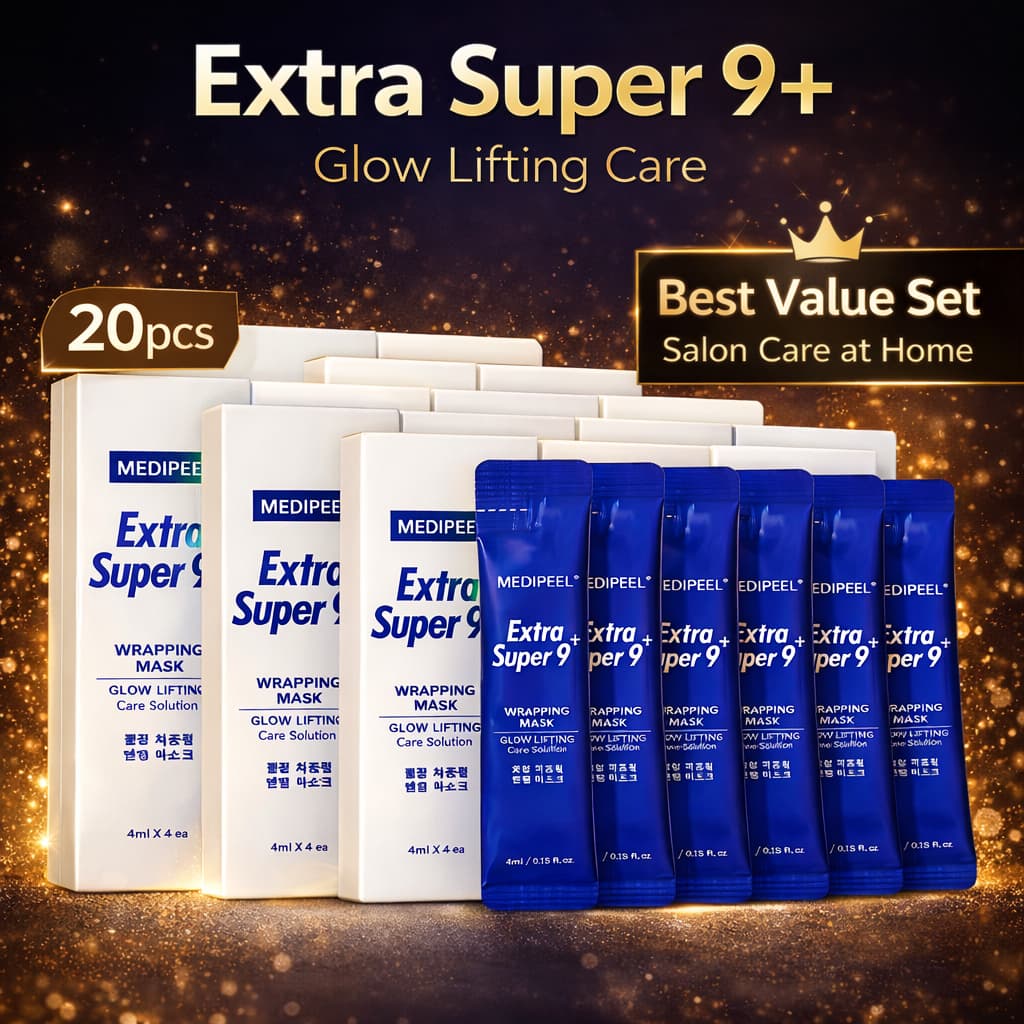 Máscara De Embrulho MEDIPEEL Extra Super 9 + 4 Unidades x 5 Caixas | Conjunto De 20 Cuidado De Levantamento De Brilho Cu