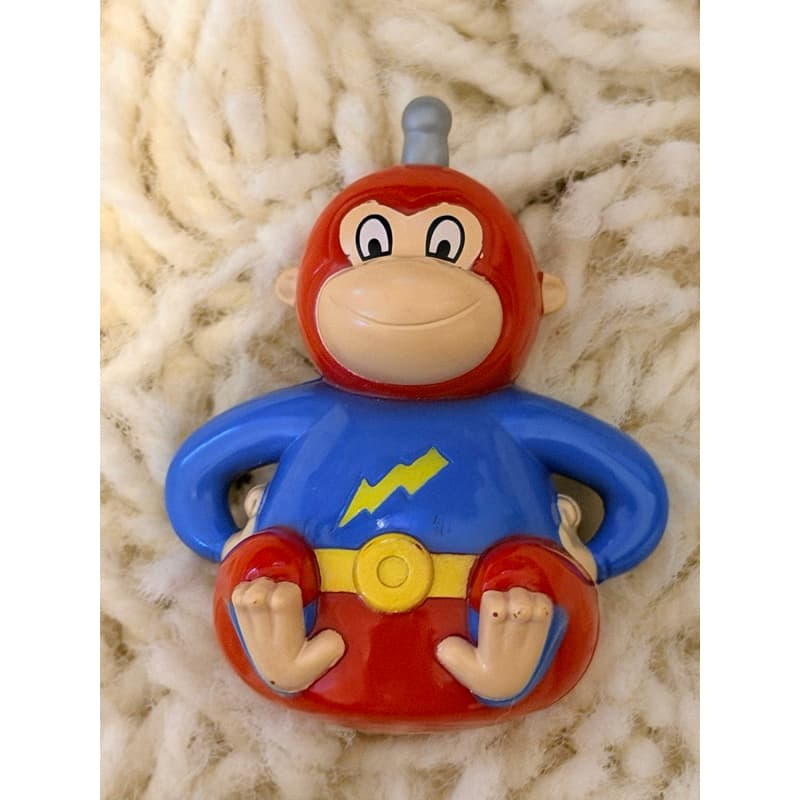 Boneco Captain Huggy Face WordGirl Miniatura 6cm Personagem Infantil Colecionável