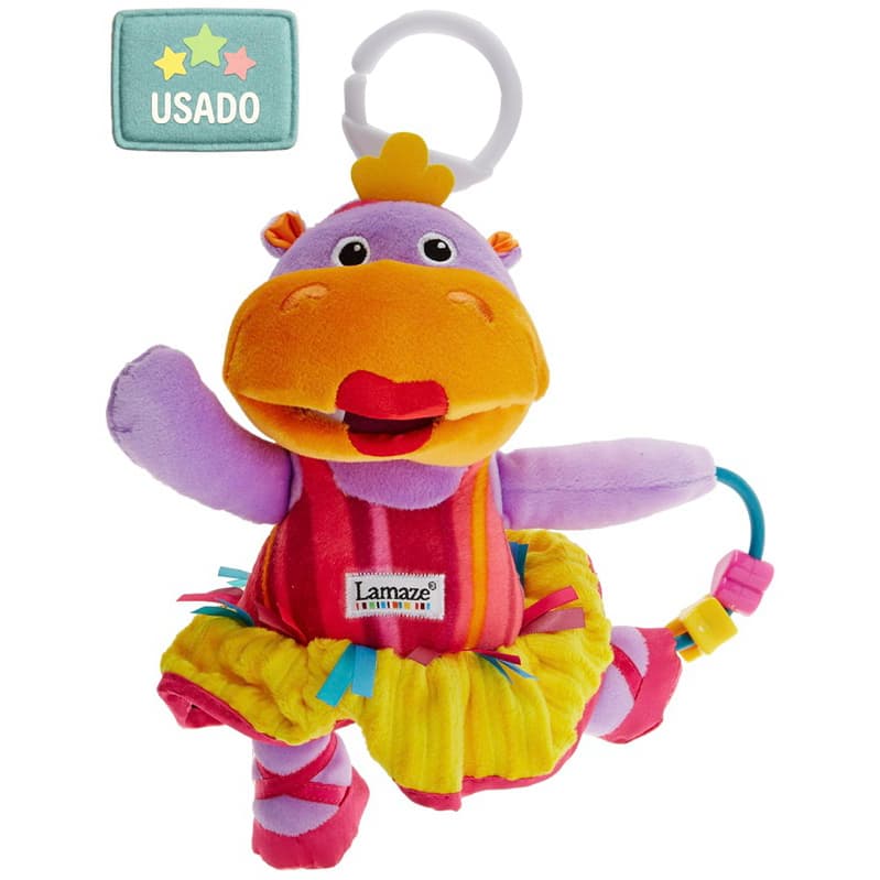 Brinquedo Bebê Lamaze Lulu Bailarina Pelúcia Sensorial Atividades 0-24 Meses