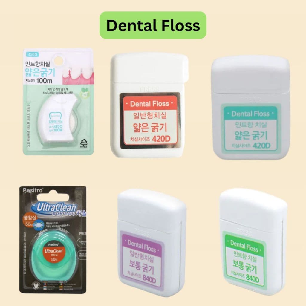 Fio Dental 1ud | 50m/100m Fino/Regular Limpeza De Dentes E Cuidados Bucais