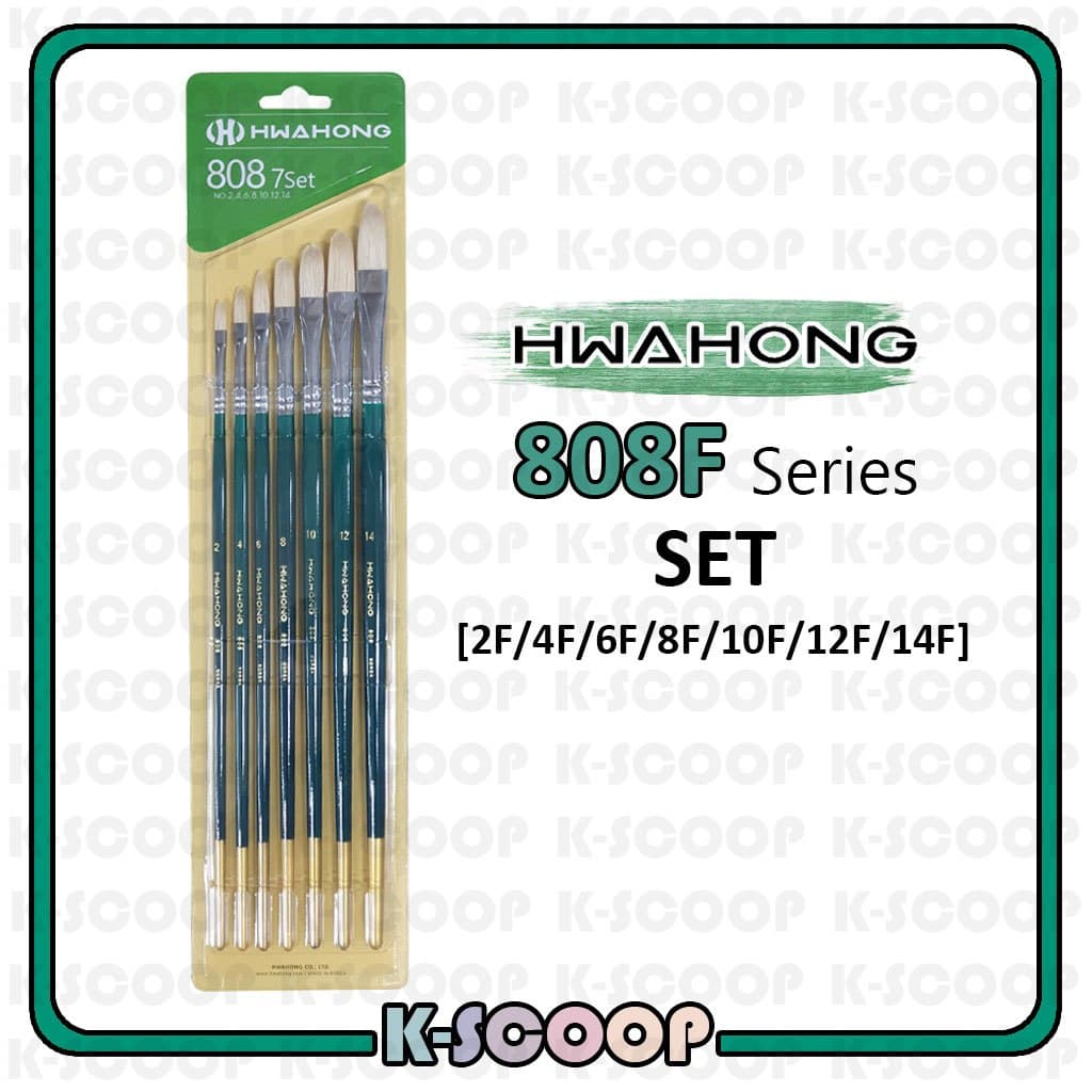 Conjunto De Pincéis Da Série Hwahong 808 – Pincel De Pintura Artística De Cabelo Natural
