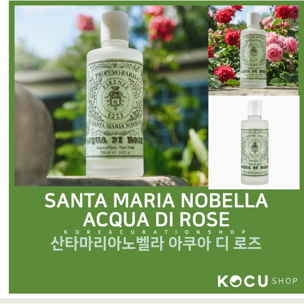 [Santa Maria Novella] Acqua di Rose 250ml / 500ml | Tônico Hidratante de Água de Rosas & Uso Multifuncional