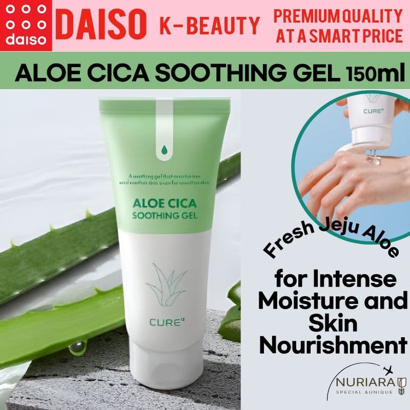 [Kim Jung Moon aloe] Cure Alpha Cica gel Calmante 150ml/vera De Coreano Para Peles Sensíveis Rosto E Corpocica