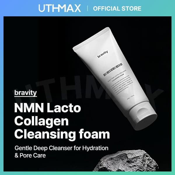 [BRAVITY Oficial] Espuma De Limpeza Diária NMN Lacto-Collagen 200g/7.05 Onças-Limpador Profundo Suave Para Hidratação E
