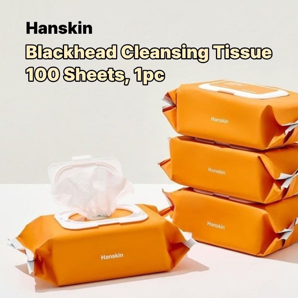 [hanskin] Lenço De Limpeza De Cravos , 100 Folhas , 1 Unidade | Toalhetes Removedores De Maquiagem Para Controle De Óleo