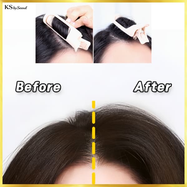 [Daiso Korea] Conjunto De Clipes Para Cachos De Raiz De Cabelo Volume (2 Unidades) – Estilo Fácil De Levantar Raízes Nat