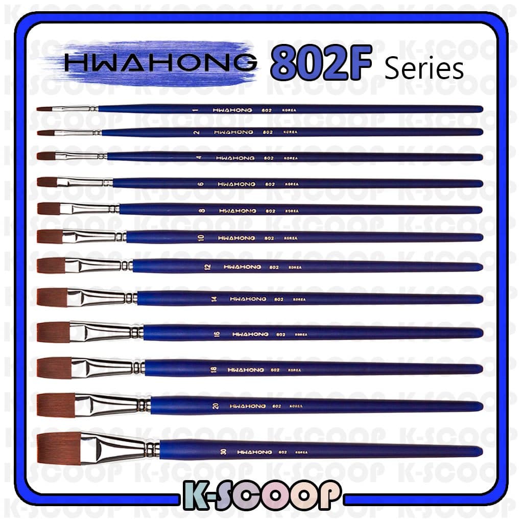 Pincel Série Hwahong 802 – De Pintura Artística De Cabelo Sintético