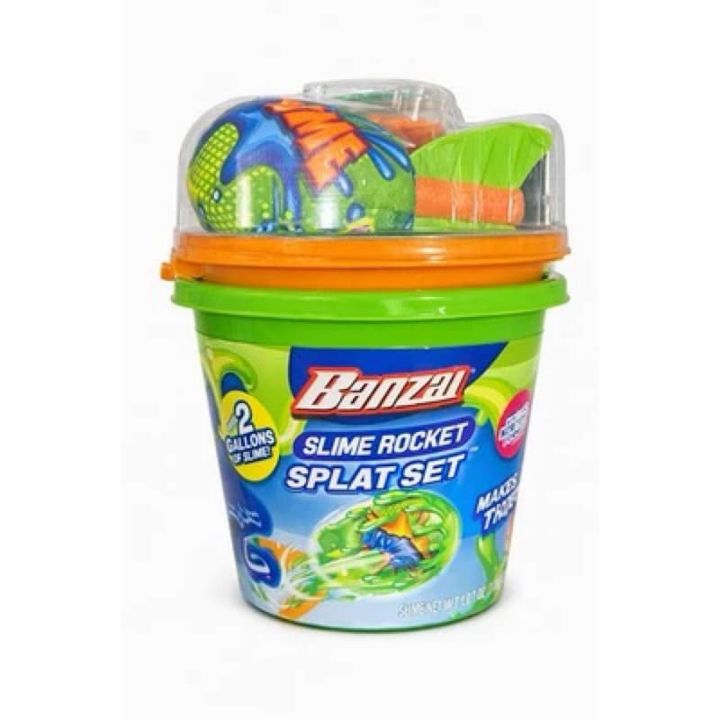 Slime Rocket Lançador De Gosma Infantil Faz Até 7,5 Litros Slime Diversão Água Outdoor Criança 3+