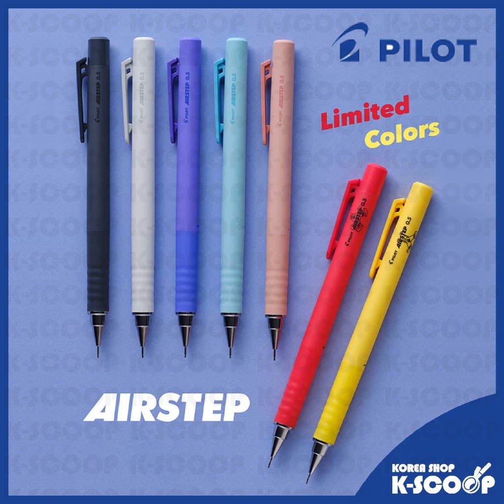 Lápis Mecânico PILOT Air Step 0.5mm (2026 . Novo)-Punho De Almofada Macio · Escrita Suave
