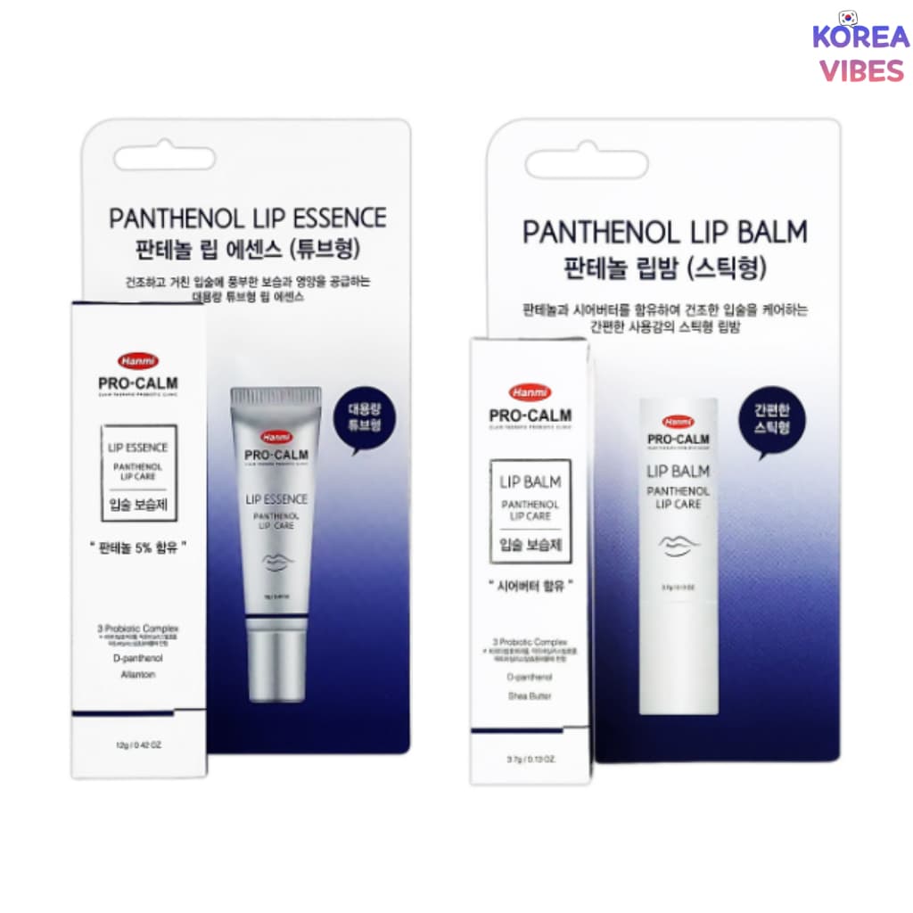 [HANMI] Essência Labial Pro-Calm Pantenol 12g/Bálsamo Stick 3.7g