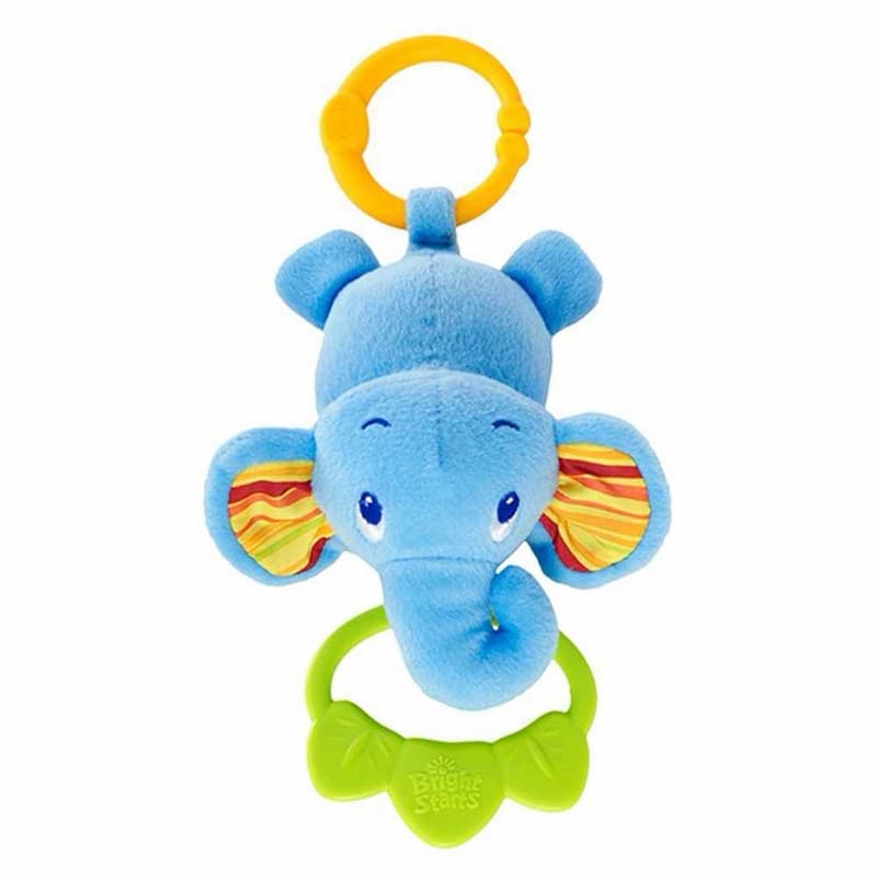 Elefante Bebê Bright Starts Mordedor Chocalho Sensorial Usado Como Novo