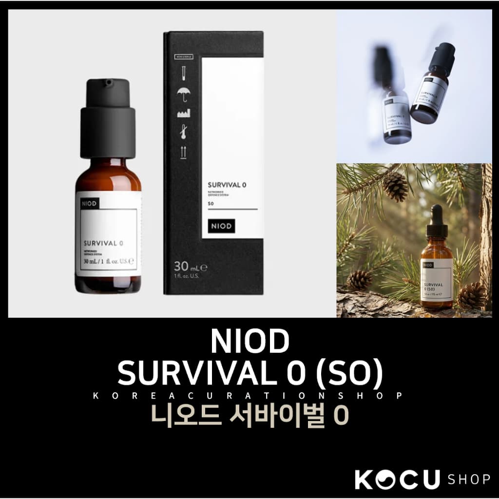 [NIOD] Sobrevivência 0 (SO) 30ml | Emulsão Antioxidante De Defesa Da Pele