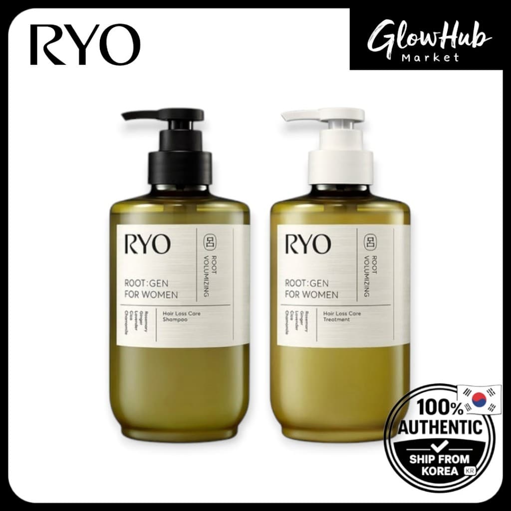 Ryo Rootgen For Women Shampoo & Tratamento Anti Queda 353ml – cuidado fortalecedor do couro cabeludo