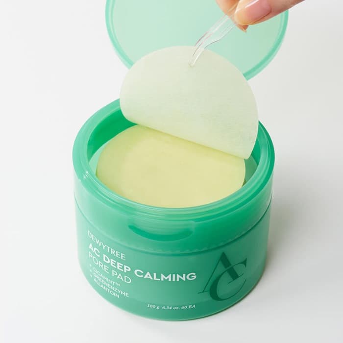 [DEWYTREE] Almofada De Poros Calmante Profundo AC | 60 Almofadas Principais + Recarga 70 De Toner Coreanas