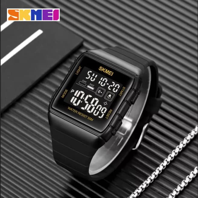 SKMEI 1960 Relógio original De Moda De Topo Para Homens De Esportes Ao Ar Livre digital LED De Temporização De silicone Estudantes Eletrônico Masculino À Prova D'água