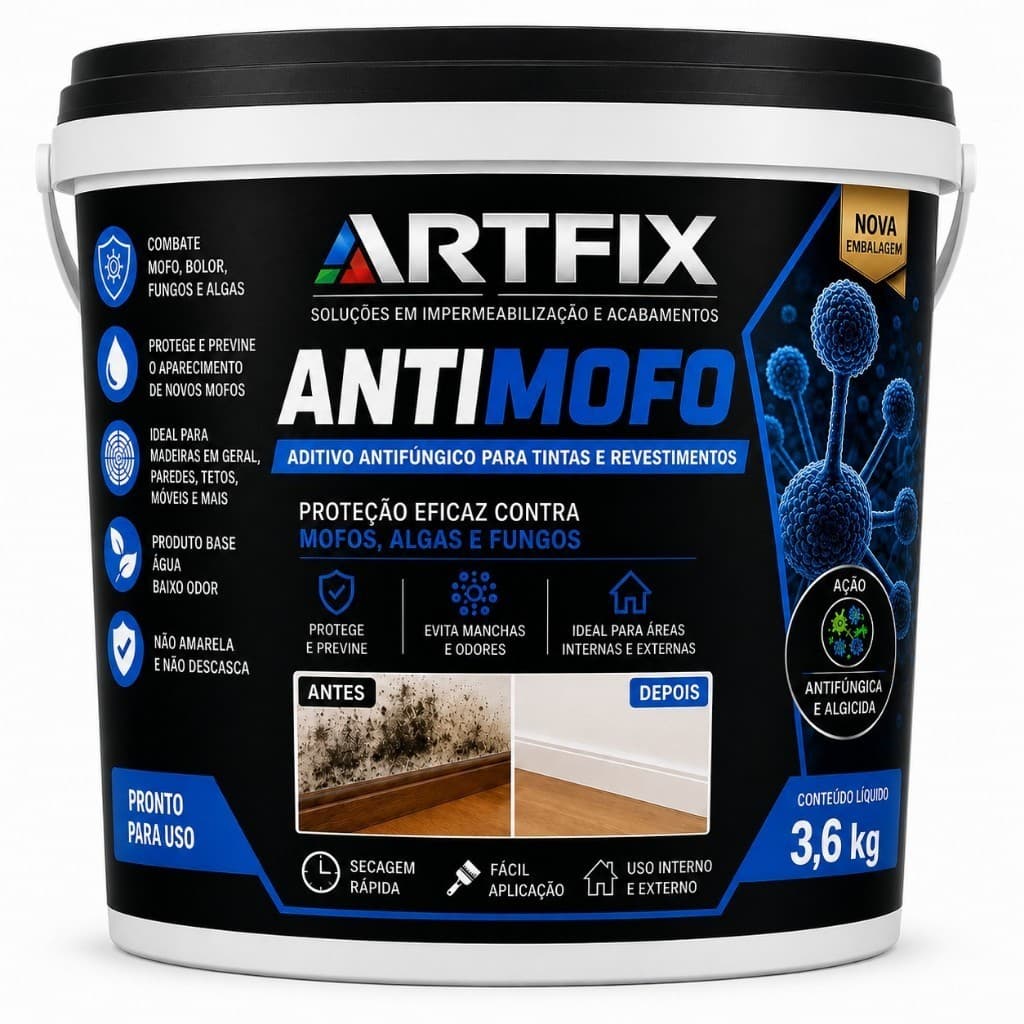 QUEIMA DE ESTOQUE Verniz Protetor Artfix 1kg e 3,6kg Incolor contra Mofo Bolor  – Preço Baixo