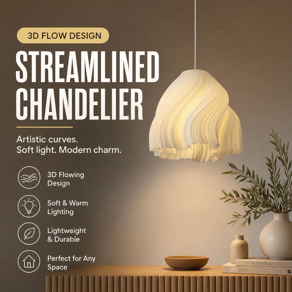 Lustre Pendente Simplificado 3D Moderno Iluminação Suave Luminária De Teto Decorativa Para Quarto Sala De Jantar Cozinha