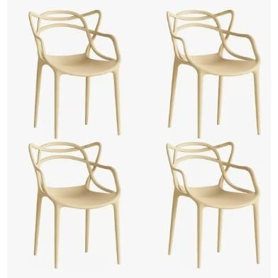 Kit  Cadeira Allegra Minimalista Para Escritório Recepção