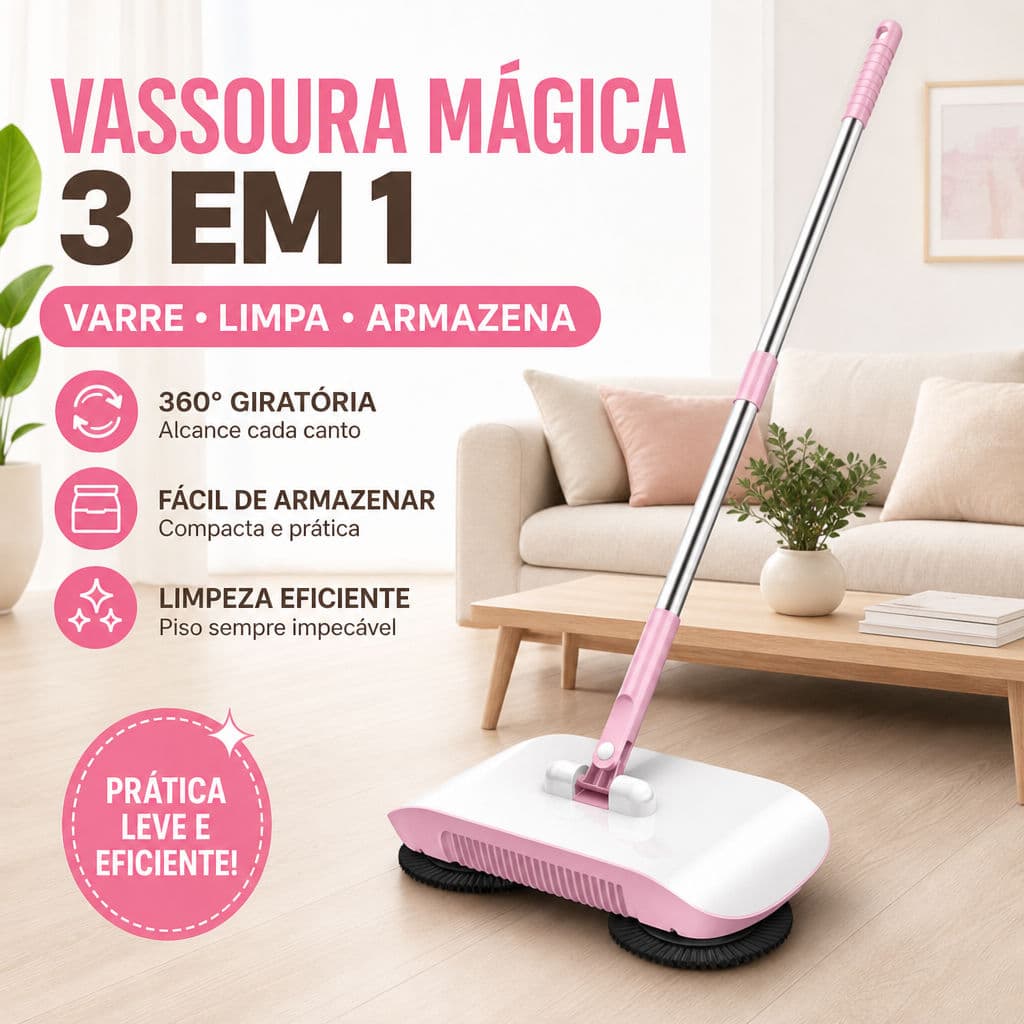 CZHLIFE Vassoura Manual 3 Em 1 360 ° Ferramenta De Limpeza De Piso De Aço Inoxidável Multifuncional Rotativa Para Casa