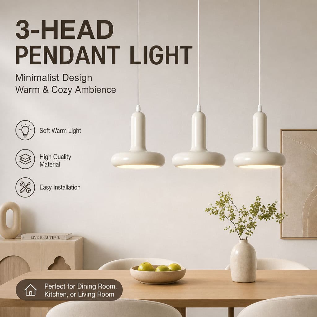 Minimalista Creme Branco Pingente Luz Suave Quente Iluminação Ajustável Para Sala De Jantar Quarto Cozinha