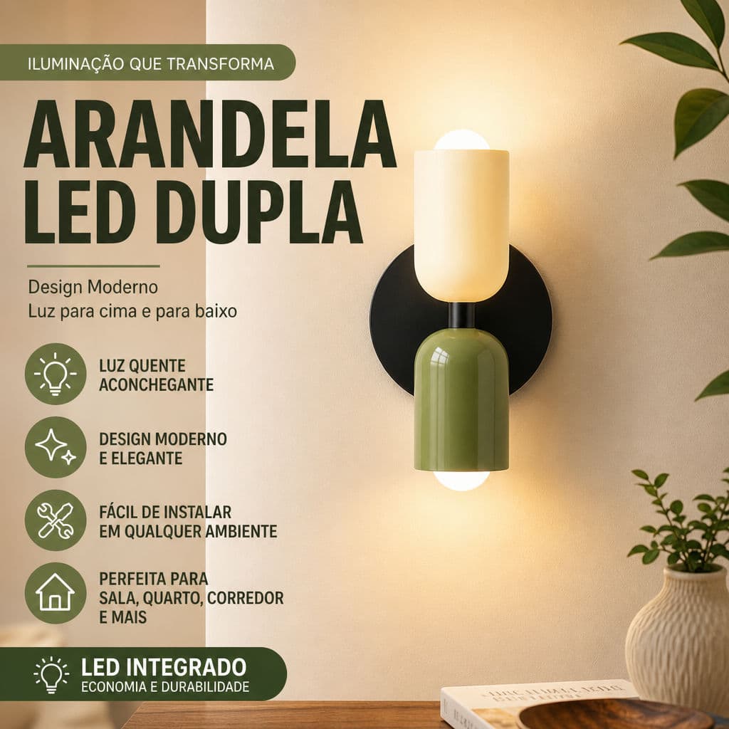 Arandela De Parede LED De Cabeça Dupla Moderna Iluminação Quente Várias Cores Para Corredor De Cabeceira Do Quarto