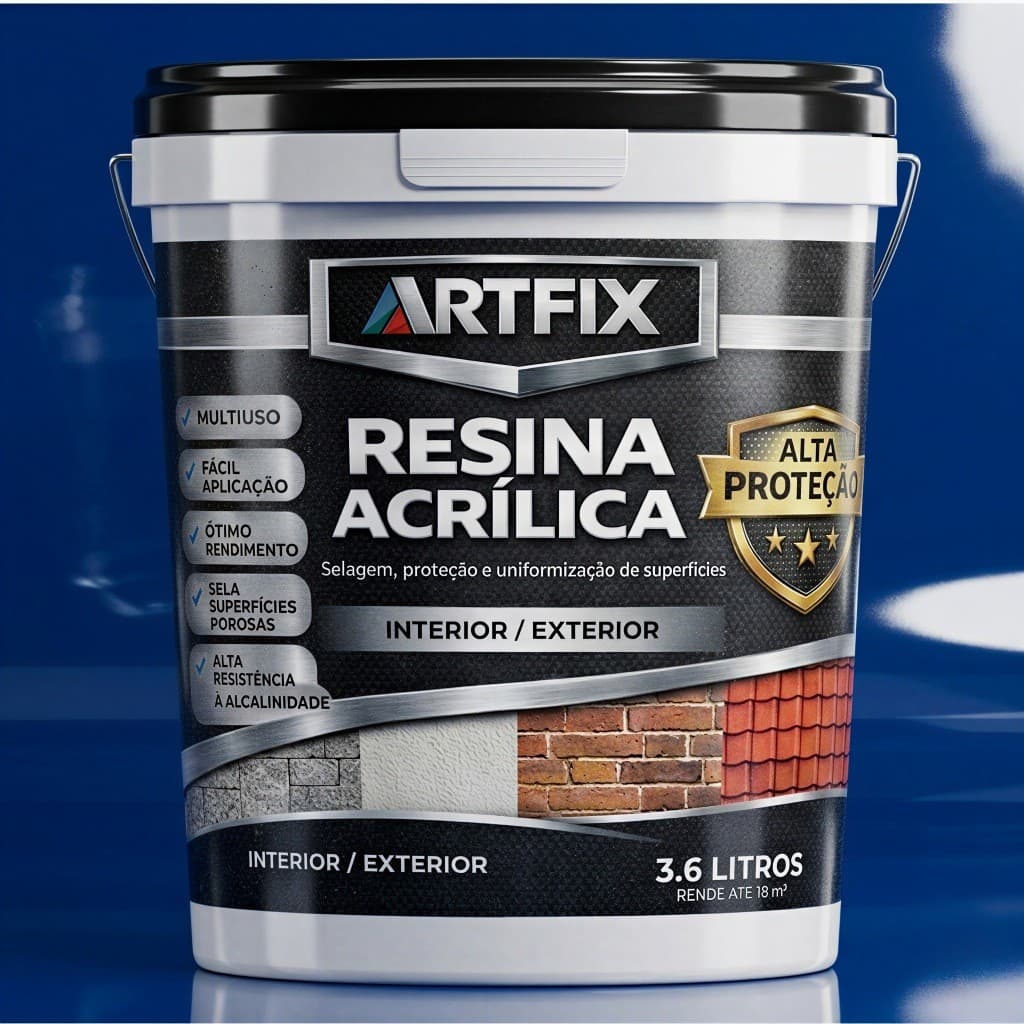 QUEIMA DE ESTOQUE - Resina Acrílica Kit 1kg 3kg 2 ou 3 Unid Impermeabilizante Incolor Pedra Fachada