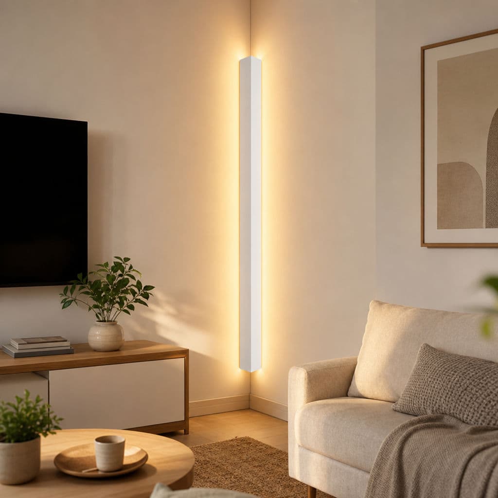 Canto LED Luz De Parede Moderna Linear Arandela Quente Ambiente Alumínio Proteção Para Sala Estar Escada Quarto