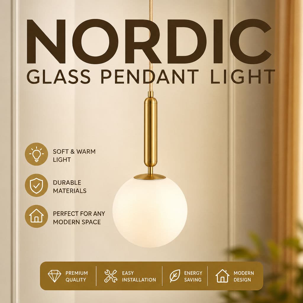 Nordic Vidro Pingente Luz Moderna Criativa Lâmpada Decorativa Ajustável 180cm Cabo Para Sala De Jantar Quarto Estar