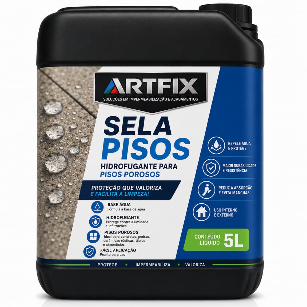 Resina Artfix Incolor 5l para Impermeabilização de Piso e Calçada Sem Brilho