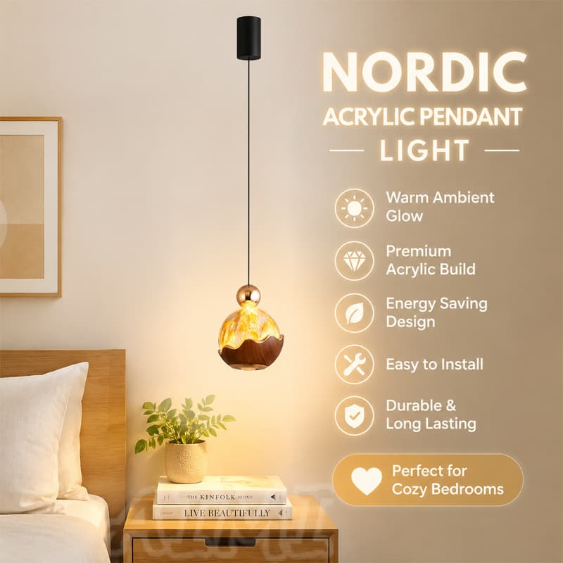 Lustre Para Cozinha Acrílico Estilo Chinês Pendente Luminaria Teto Lampu Gantung Decoração Dourada Para Casa Hanging