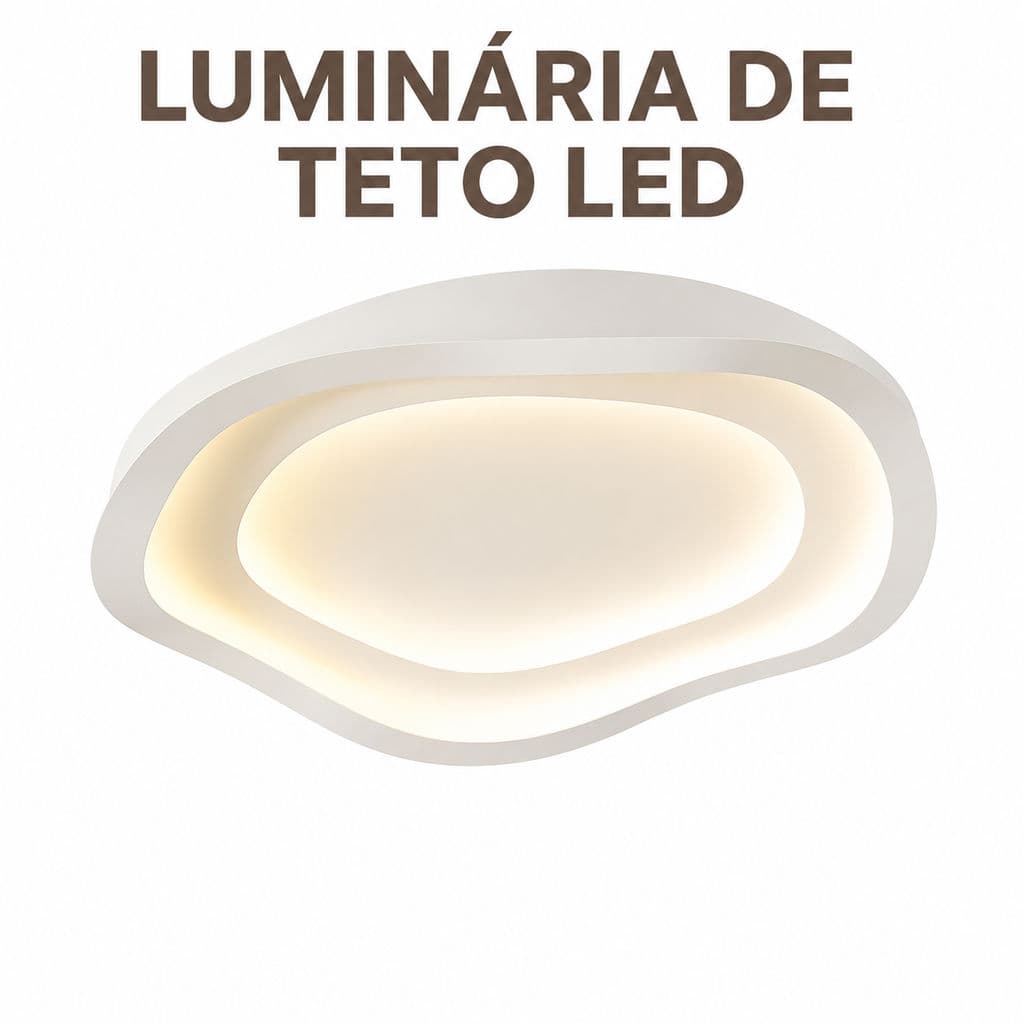 Luminária De Teto LED Proteção Ocular 3 Cores Reguláveis Plafon De Teto Minimalista Para Quarto Sala