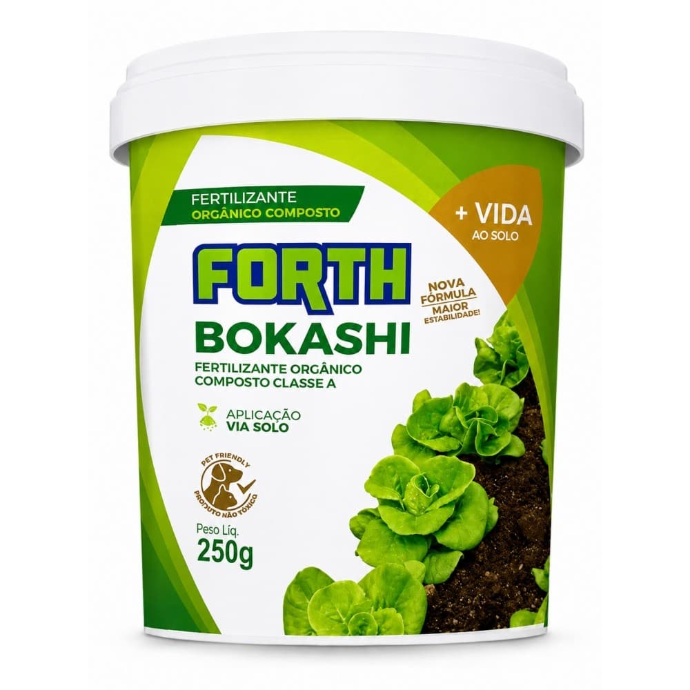 ADUBO ORGANICO FORTH BOKASHI 250GR - FORTH