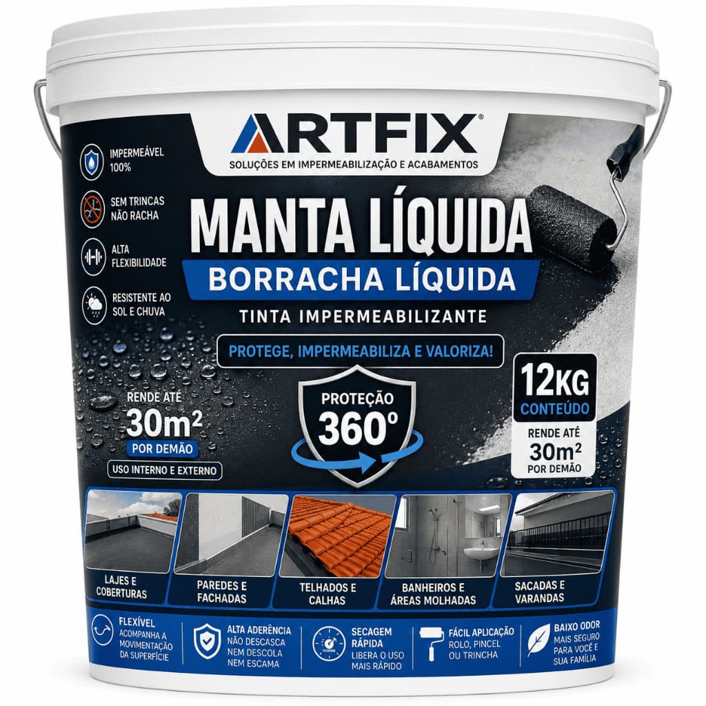 Manta Emborrachada Artfix Flexível 12KG Sem Trincas