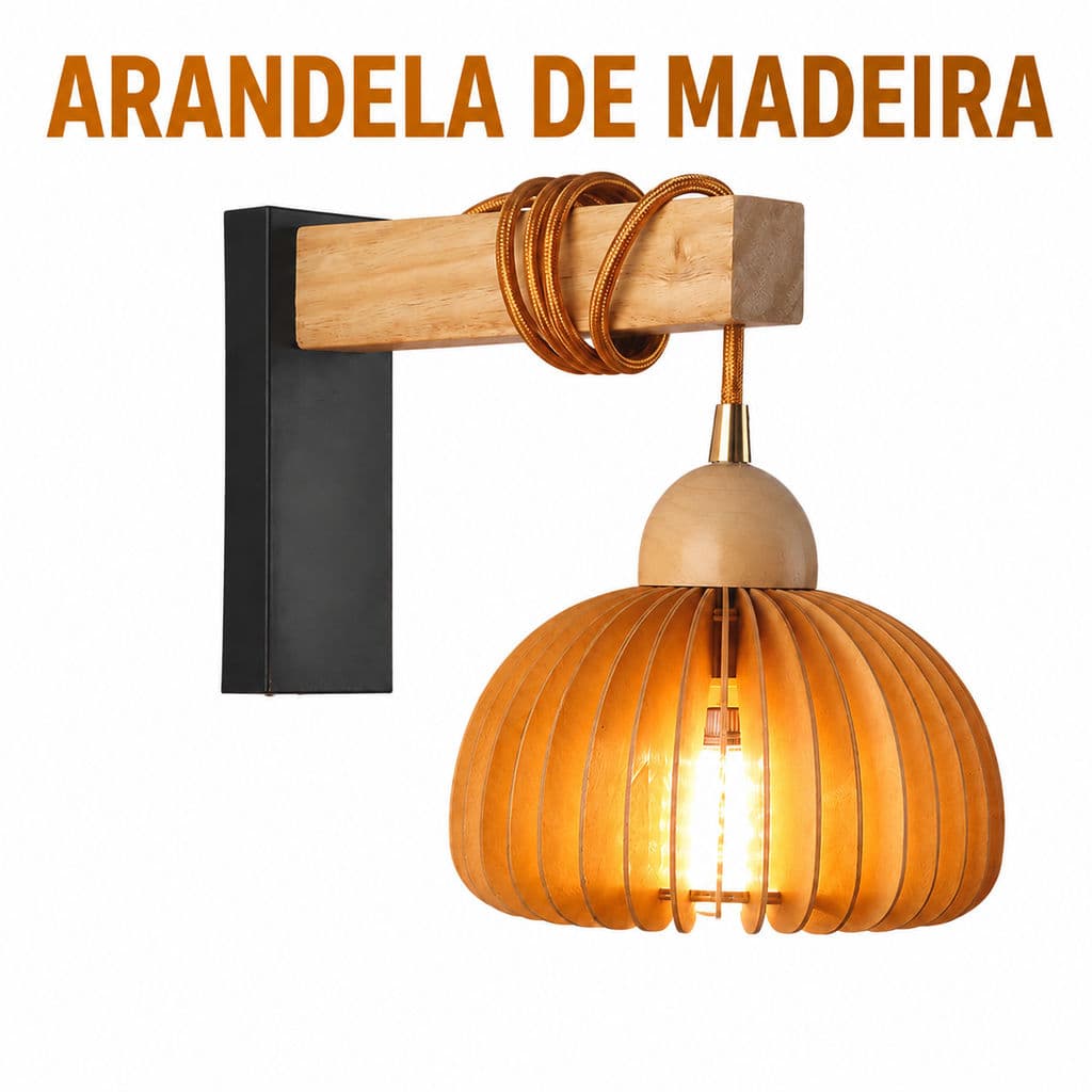 Arandela De Madeira Design Nórdico Lâmpada De Parede Luz Quente Decoração Para Quarto Sala Corredor