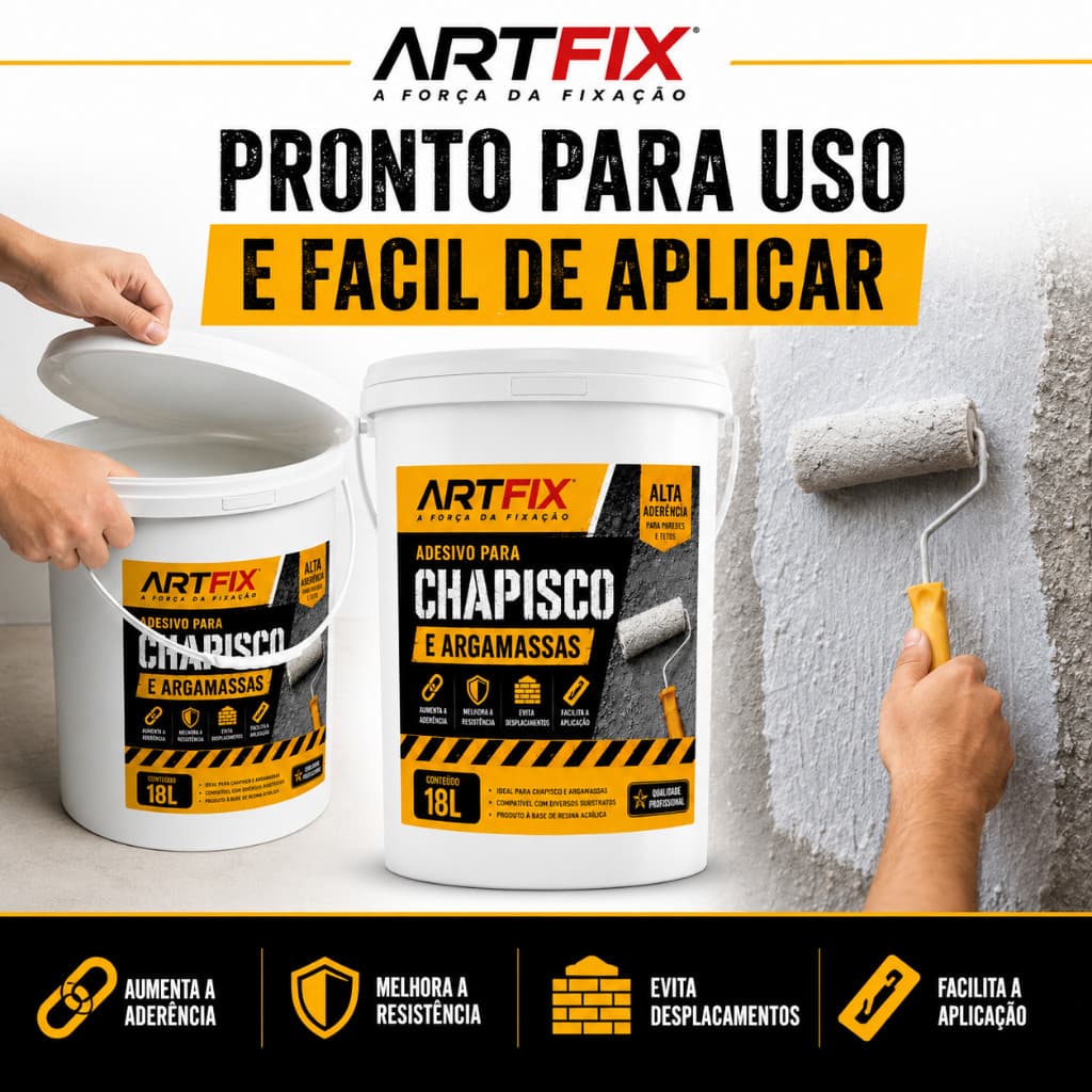 Adesivo Chapisco 18L Impermeabilizante para Reboco