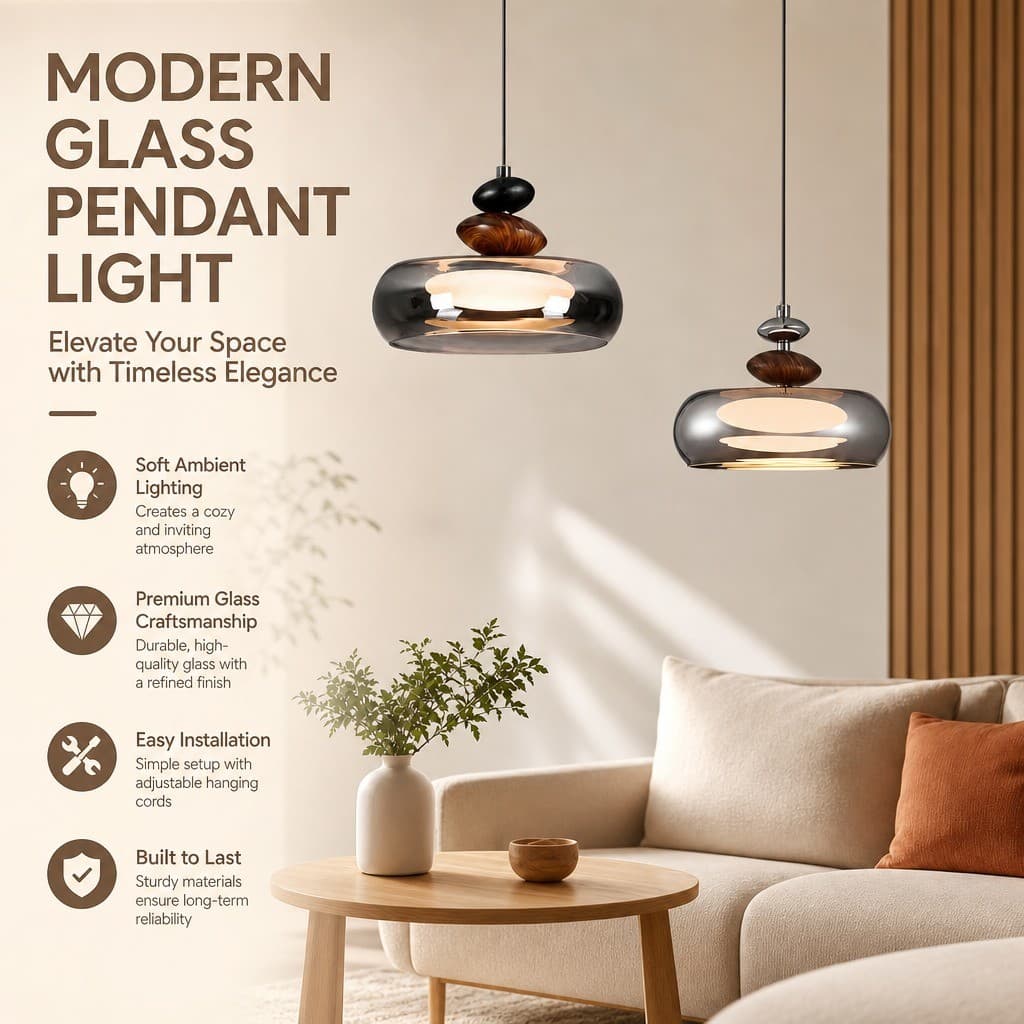 Lustres De Vidro Minimalistas Italianos , Luz De Teto Pendente LED Moderna Com Proteção Ocular ; Droplight Decorativo Pa