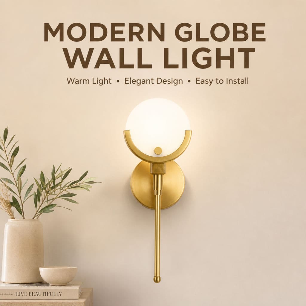 Lâmpada De Parede Moderna De Cobre Dourado, Arandela De Mármore Led De Luxo Leve, Luminária Decorativa Para Quarto, S