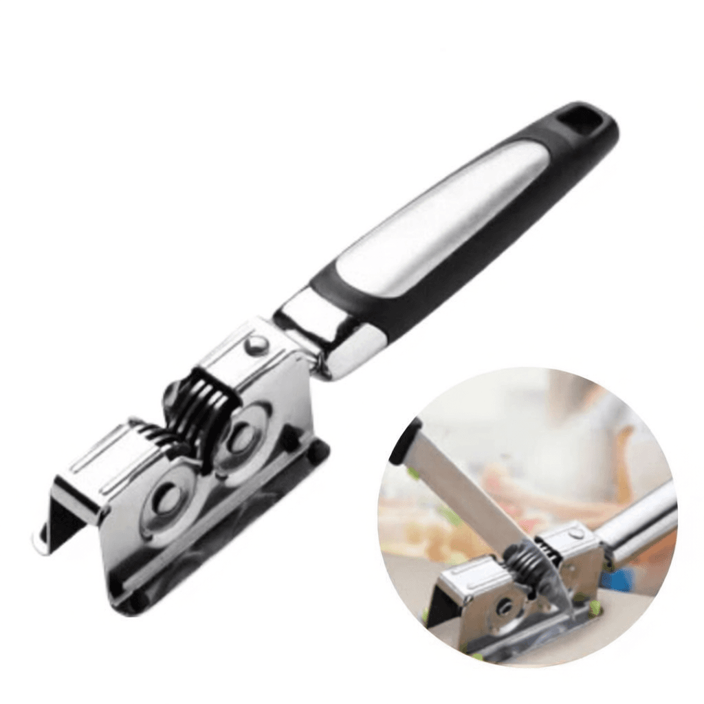 Kit 1/2 Amolador de Faca Afiador de Faca Inox Afiador Amolador de Facas e Tesouras para Uso Diário