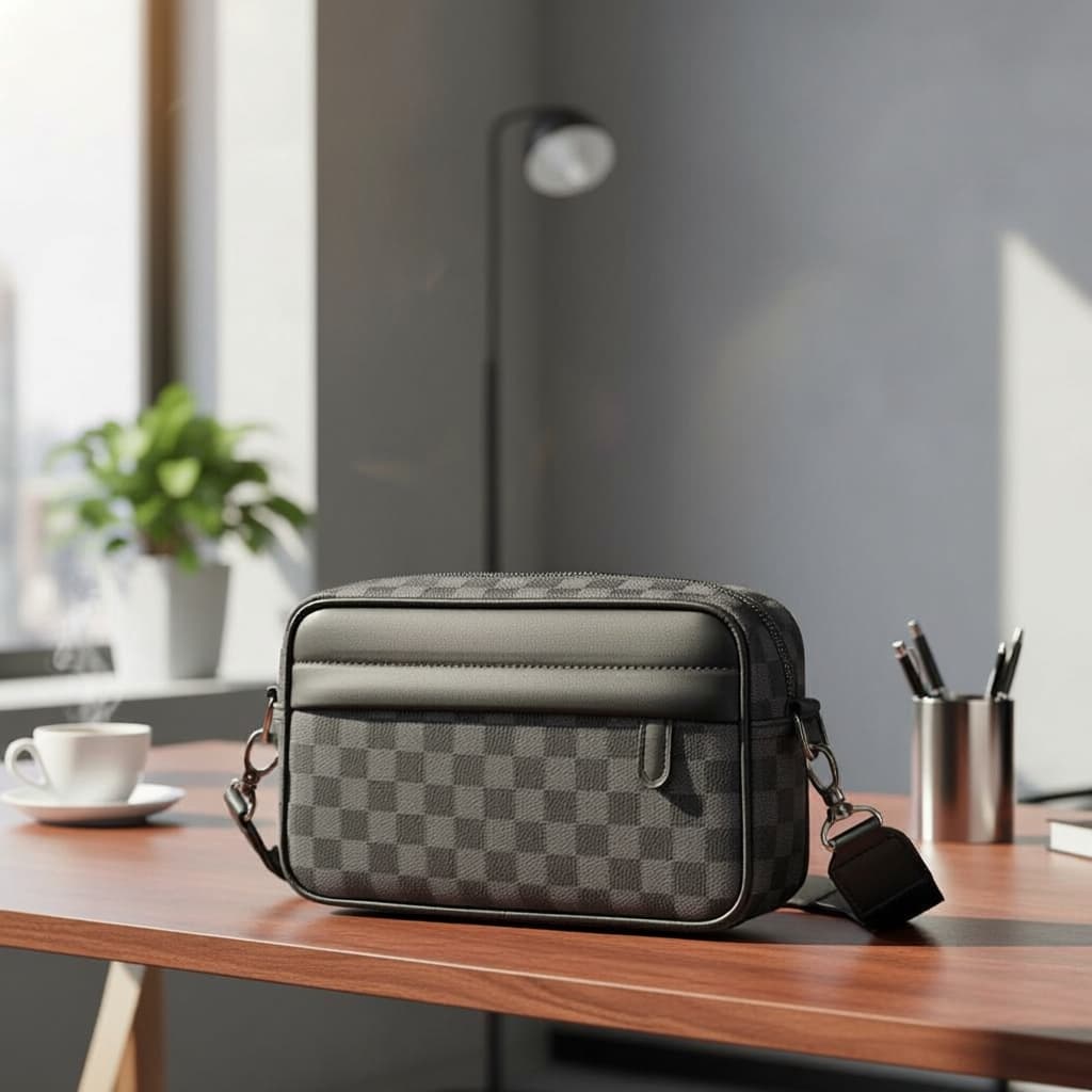 Bolsa Esportiva Masculina Externa, Bolsa Transversal, Bolsa Mensageiro na Moda, Bolsa de Ombro Estilosa