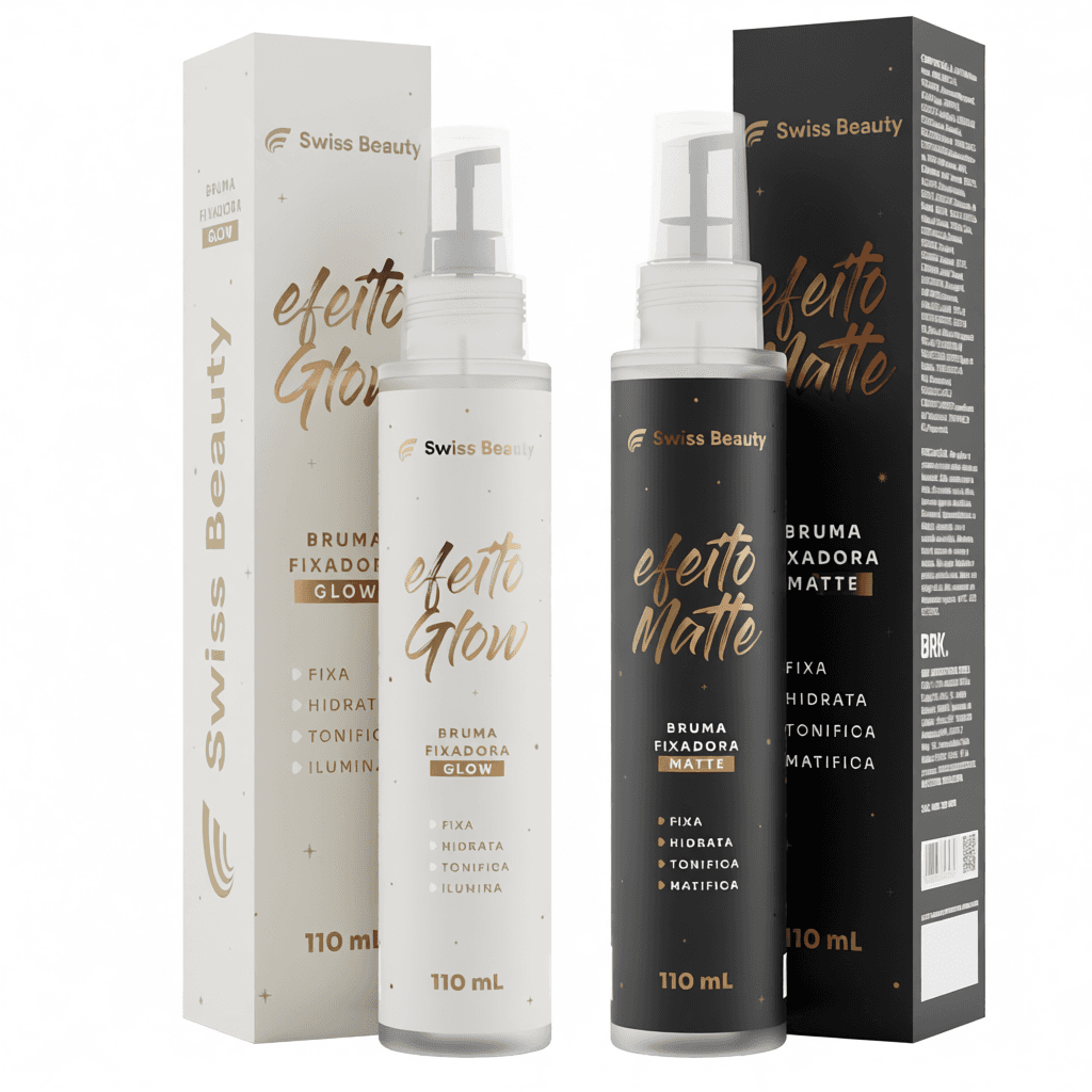 Bruma Fixadora de Maquiagem 110ml SWISS BEAUTY | Matte e Glow, Fixador de Maquiagem