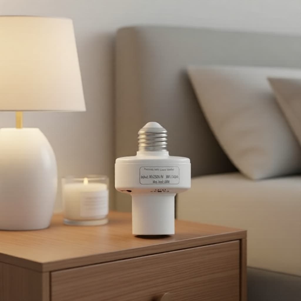 Torne suas lâmpadas inteligentes: suporte de lâmpada WiFi Hunonic, controle por telefone