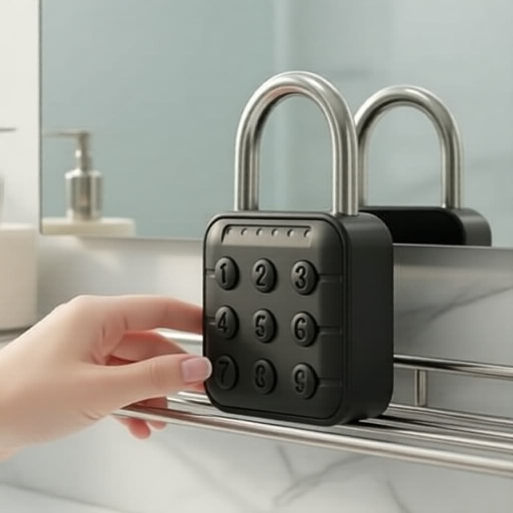 1Pc Fechadura Digital Inteligente Externa, Resistente à Água IP67, Teclado Numérico, para Armários/Portas
