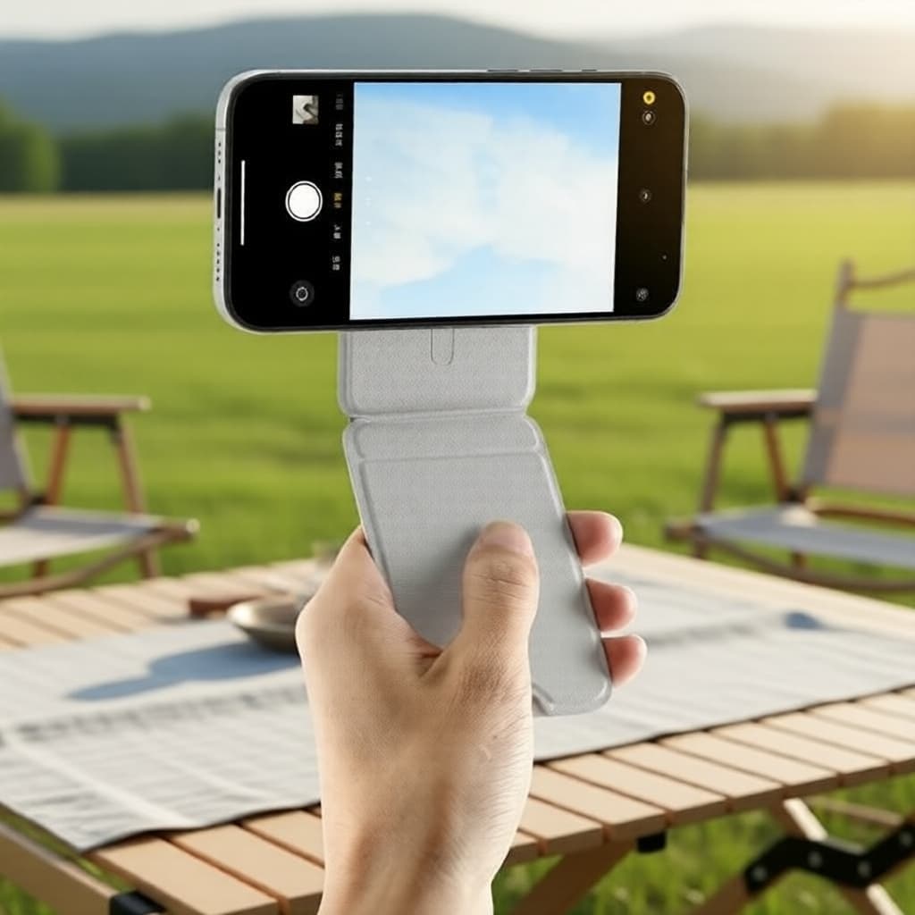 Suporte de telefone portátil adesivo, montagem de sucção de silicone dupla face para aderência segura