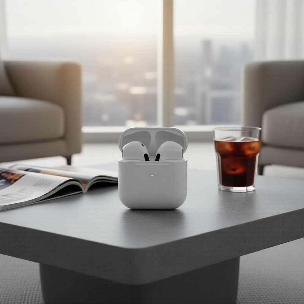 Fones de Ouvido Estéreo TWS Bluetooth 5.0 Intra-Auriculares para Telefone e Tablet