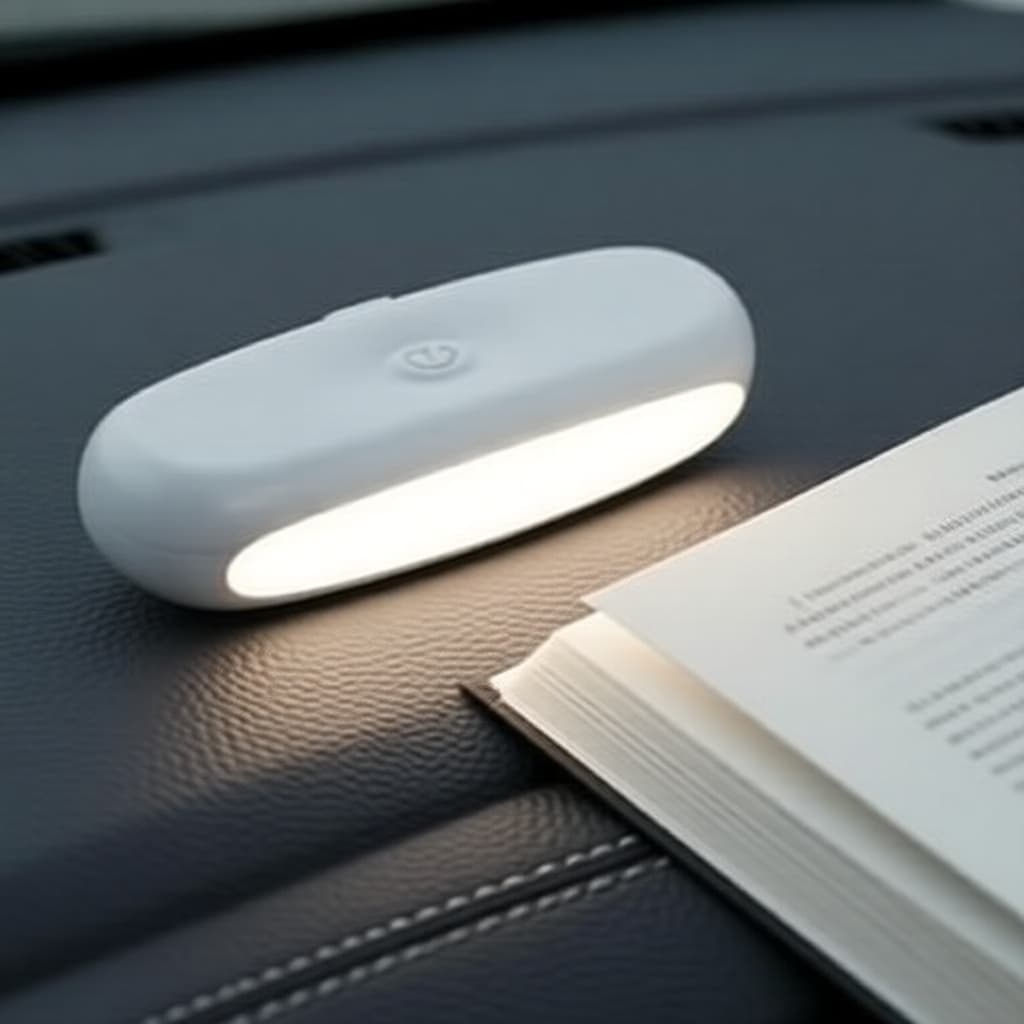KEVANLY Luz LED Magnética de Cúpula para Carro, Lâmpada de Toque Colorida USB Recarregável, Compatível com