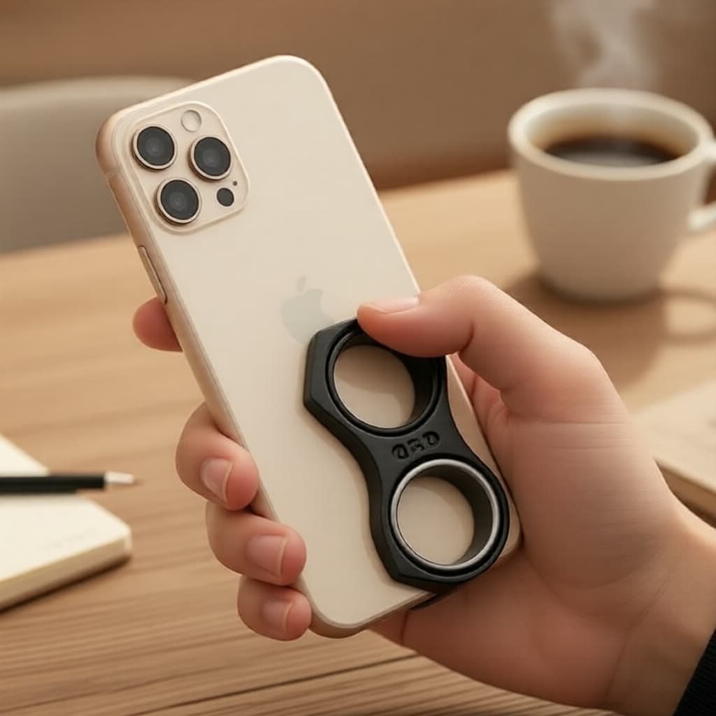 Fonken Compact Suporte Ergonômico de Celular: Alívio do Estresse, Suporte de Dedo, Suporte de Universal