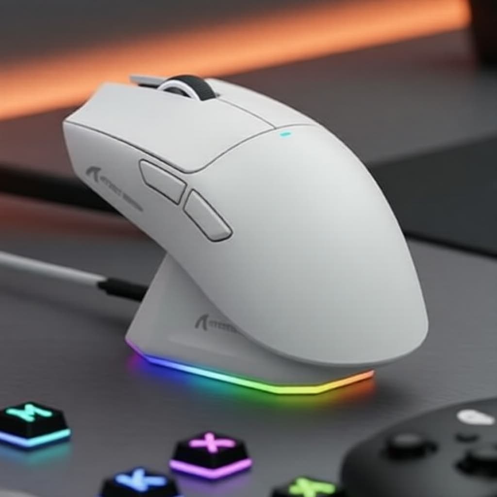 Mouse Gamer ATTACK SHARK X11 22000DPI PAW3311 Tri-Modo 59g 400IPS RGB